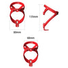 ENLEE R-50 Plastic Bicycle Bottle Cage Road And Mountain Bike Cylinder Holder Cycling Accessories(Red)