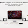 A1 Upgraded Version USB Wire-controlled 4D Stereo Sound Mini Wired Speaker, Cable Length: 1.3m(White)