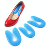 U-shaped Heel Pad Soft and Comfortable Shock Absorption Silicone Pad Insole, Size: S(30-34 Yards)
