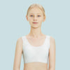 Girls Development Fixed Cup Seamless Underwear Student Vest Bra, Size: F1 52.5-62.5kg(White)