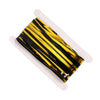 Black And Gold Rain Curtain Festival Party Decoration Props, Size: 1x3M