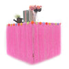 Hawaiian Table Dress Seaside Party Festive Bazaar Table Decorations, Size: 276x30cm(Pink)