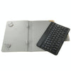 Universal Leather Tablet Case with Separable Bluetooth Keyboard and Holder for 7 inch Tablet PC(Brown)