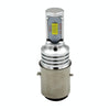 H6/BA20D 1000LM 72W 6000K White Light 2-LED 3570 Bulbs Motorcycle Headlights, DC 12-24V