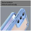 For Samsung Galaxy S24+ 5G Armor Glaze PC Hybrid TPU Phone Case(Blue)