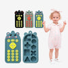 Cartoon Reomte Baby Teething Toys Silicone Baby Teether for Newborn Toddlers Infants, Style: Bear Black