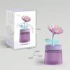 Flower Spray Hhydrating Colorful Atmosphere Light USB Aromatherapy Humidifier, Color: Sunflower Green