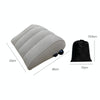 Press Inflatable Leg Rest Pillow Waist Cushion Portable Travel Back Cushion 48x43x19cm