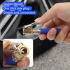 2 PCS Bicycle Car Tire Rubber Tube Pump Nozzle, Specification: 12.5mm Blue