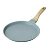 Non-Adhesive Pan Cake Crust Omelette Breakfast Pancake Pan, Colour: Green 20cm