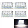 4 PCS ZS-6001 DC24V Car / Truck Side Marker Indicator Lights Bulb Lamp (White Light)