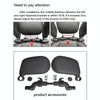 Car Seat Headrest Car Neck Pillow Sleep Side Headrest for Children and Adults (Black)