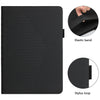 For Samsung Galaxy Tab S6 Lite SM-P610/T615 Rhombus Skin Feel Horizontal Flip Tablet Leather Case with Card Slots & Holder(Black)