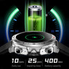 LEMFO T95 1.52 inch IPS Screen 2 in 1 Bluetooth Earphone Smart Watch Support Health Monitoring(Silver)