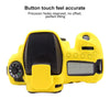 PULUZ Soft Silicone Protective Case for Canon EOS 90D(Yellow)