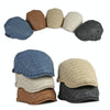 Outdoor Breathable Mesh Beret Painter Hat(Gray Blue)