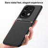 For Xiaomi Redmi Note 13 4G Classic Tilt Strip Grain Magnetic Shockproof PC + TPU Phone Case(Green)