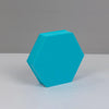 8 PCS Geometric Cube Photo Props Decorative Ornaments Photography Platform, Colour: Small Lake Blue Hexagon