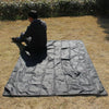 AOTU AT6212 Oxford Cloth Outdoor Camping Picnic Mat, Size: 210 x 200cm (Black)