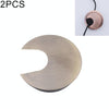 2 PCS Desk Computer Desktop Zinc Alloy Round Threading Box Hole Cover, Hole Diameter: 35mm (Green Bronze)