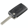 Peugeot 2 Button Remote Key 433MHz (Pre-2011) – Chip & Battery