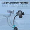 L005L+M013 Car Suction Cup Phone Holder(Yellow)
