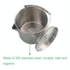 CW-307 Portable Stainless Steel Picnic Cooker Kettle Teapot Hanging Pot(Silver)