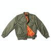 Spring Autumn Thin Man Jacket Loose Nylon Baseball Clothing, Size: L(Green)