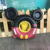 Baby Cartoon Inflatable Swimming Ring Lifesaving Ring Axillary Ring Suitable for Children Aged 2-6, Size: 86x65cm(Black Red)