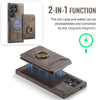 For Samsung Galaxy S23 Ultra 5G DG.MING K1 MagSafe Detachable Wallet RFID Back Cover Phone Case(Coffee)