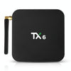 TX6 4K UHD Smart TV Box with Remote Controller, Android 7.1 Allwinner H6 Quad Core ARM Cortex-A53 1.5 GHz, 4GB+32GB, Support  Dual Band WiFi & HDMI & RJ45 & TF Card & SPDIF(Black)