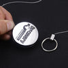 High Elasticity Retractable Wire Rope Key Ring Outdoor Anti-Lost Anti-Theft Retractable Key Ring Random Pattern Delivery(4 cm)
