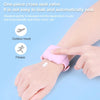 TA-4 10ml Portable Outdoor Silicone Alcohol Liquid Soap Handwashing Fluid Sunscreen Cream Split Bracelet Watch Wristband Sub-packing Box(Pink)