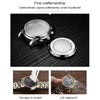 JIN SHI DUN 8750 Men Fashion Waterproof Luminous Mechanical Watch(Silver White)