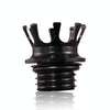 Motorcycle CNC Aluminum Alloy Crown Fuel Tank Cap Suitable For Harley 883 / XL / 1200 / 48 / 72(Black)