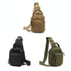 Outdoor Sports Multifunctional Laser Cutting Crossbody Bag(Khaki)