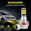 2 PCS V6 H11 DC9-36V 30W 3000LM IP65 Car LED Double Color Fog Light with 30LEDs SMD-2525 Lamp