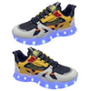 USB Charging LED Light Shoes Couples Casual Sneakers Hip-Hop Luminous Shoes, Size: 39(Yellow)