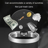 Car Storage Tube Cup Holder Miscellaneous Trash Can With Aroma Diffuser(Blue)
