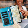 For Samsung Galaxy S25 Ultra 5G Daisy Embossed Leather Phone Case(Blue)