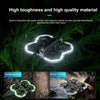 For DJI Avata 2 STARTRC Drone LED Propeller Protective Guard Anti-collision Ring (Transparent)