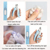 LED Pet Nail Clipper for Dogs & Cats (Peach Pink)