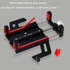 Aluminum Alloy Motorcycle Bicycle Navigation Mobile Phone Holder(Black)