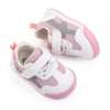 D2678 Autumn Baby Shoes Super Skin Children Sport White Shoees, Size: 19(Pink)