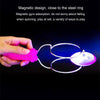 Light-emitting Magnetic Gyro Toys Magic Track Gyro Children Toy Yo-yo Balls(Random Color)