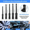 24pcs/set WRS-CS29 Car Wash Cleaning Brush Set Car Interior Crevice Cleaning Electric Drill Brush