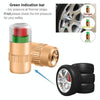 2.4BAR Vehicle Tire Pressure Monitoring Warning Cap, : Brass Core