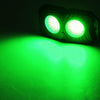 18W DC 12-24V 1.2A LED Double Row Car Bottom Light / Chassis Light / Yacht Deck Atmosphere Light (Green Light)