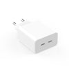 M160 PD 40W Dual Type-C Fast Charger, Specification:EU Plug(White)