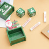 Children Toy Christmas Gift Wooden Calendar Christmas Eve Desktop Ornament, Style: Santa Claus